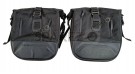 Fit For Royal Enfield Bear 650 Canvas and Leather Pannier Bags With Saddle Stays - SPAREZO